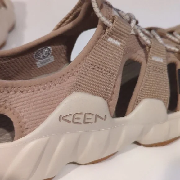 Keen Hyperport H2 Women's Sandals In Birch/Plaza Taupe Size 8 - Picture 7 of 11